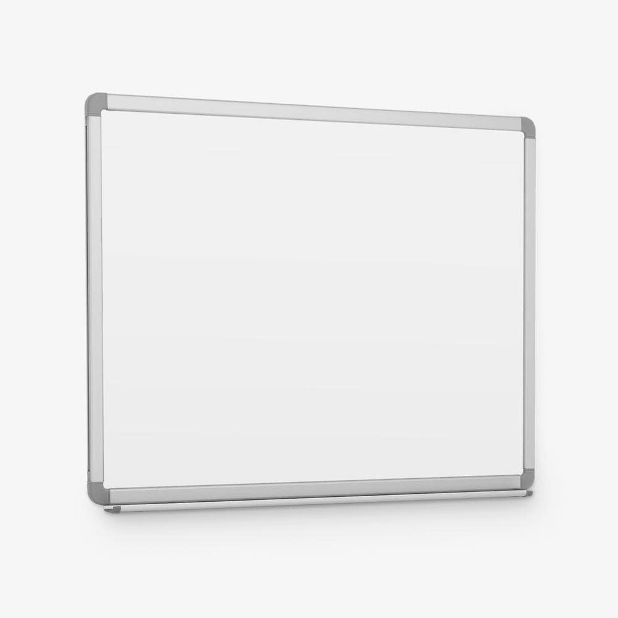 Luxor Porcelain Wall-Mounted Dry Erase Whiteboard — 36in. x 24in., Magnetic, Ghosting-Resistant, Model# DEWM001